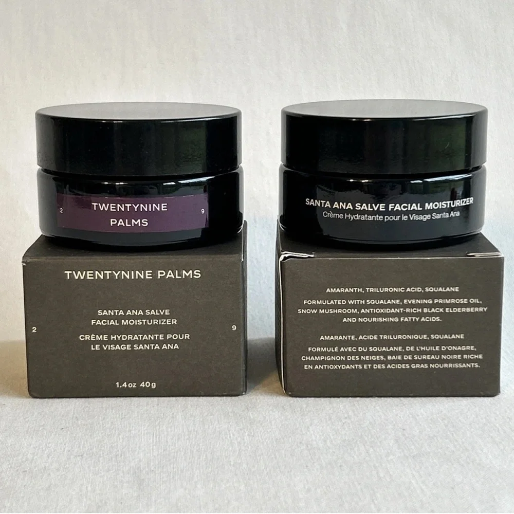 Twentynine Palms SANTA ANA SALVE‎ FACIAL MOISTURIZER - FULL SIZE Bundle of 2